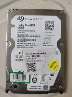 SEAGATE 500 GB HARD LAPTOP