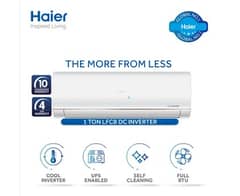 Haier AC 1 Ton DC Inverter | Latest Model AC HSU-12LF CB | UPS Enable