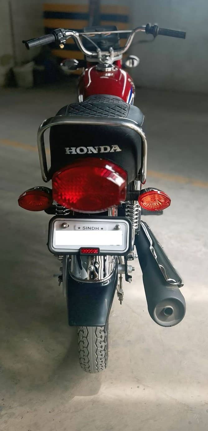 Honda CG 125 2022 Karachi Number 4