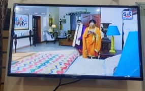 Haier LED 32 Inches With Box, only 2 months used