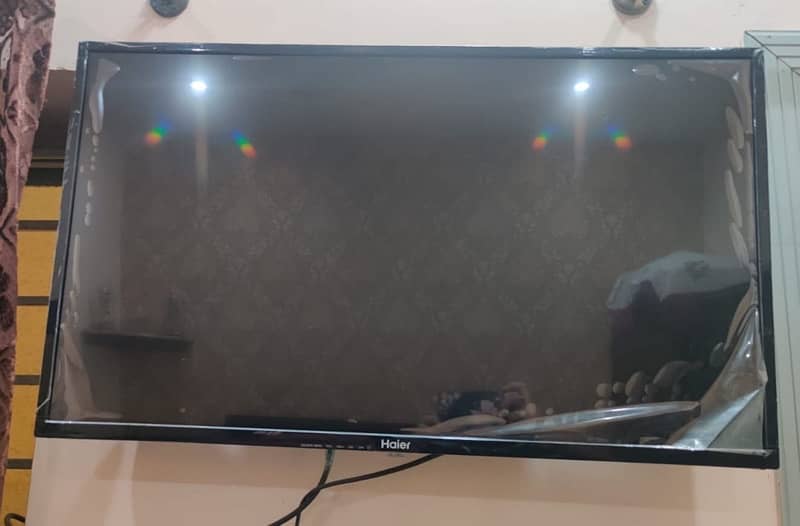 Haier LED 32 Inches With Box, only 2 months used 2