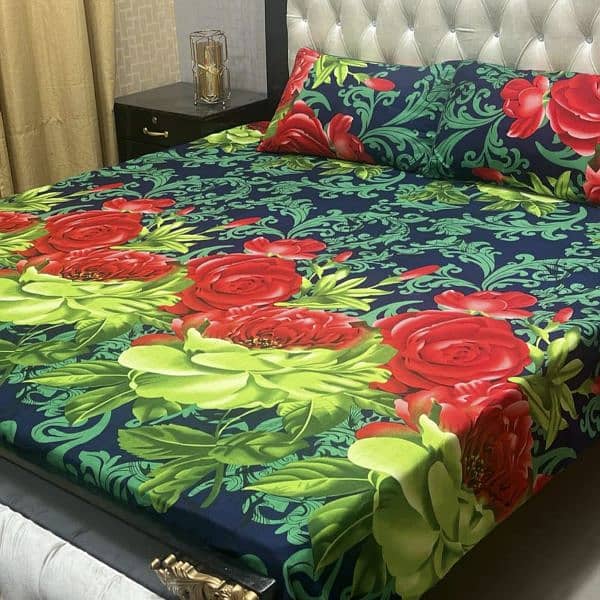 3D Crystal Cotton Bedsheets 10