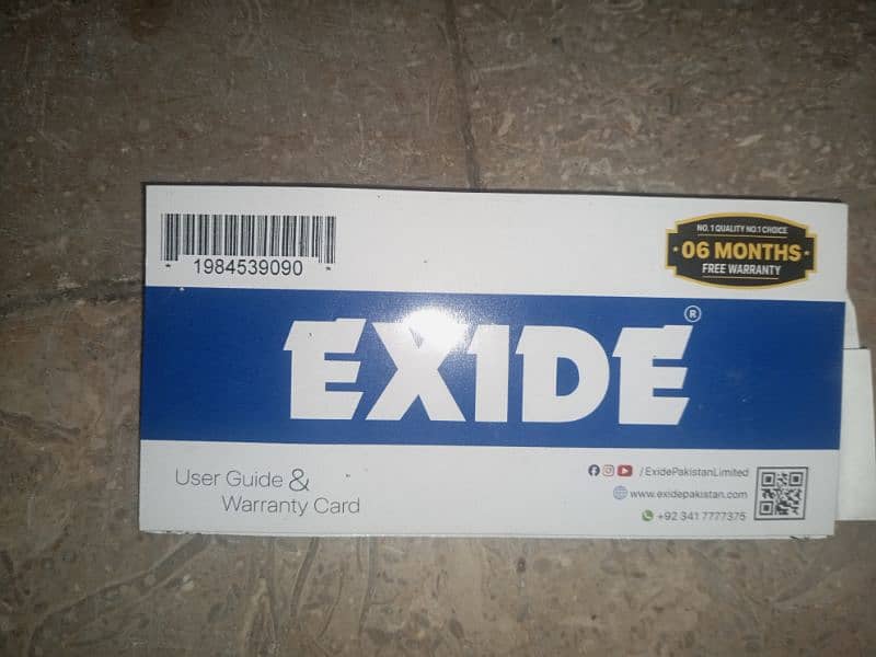 exside 11 pilat battery ok h 5