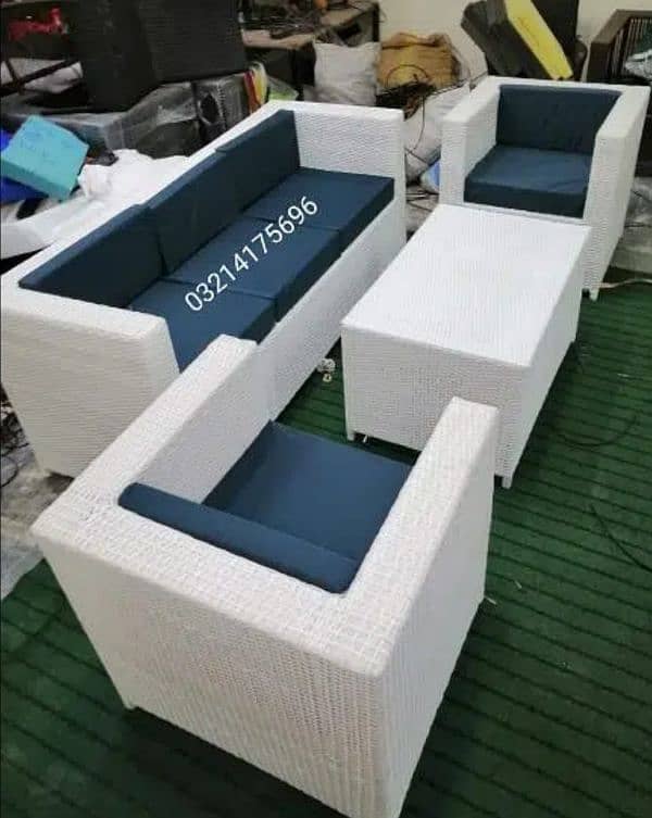 outdoor garden rattan upvc furniture sofa set chairs and table 19