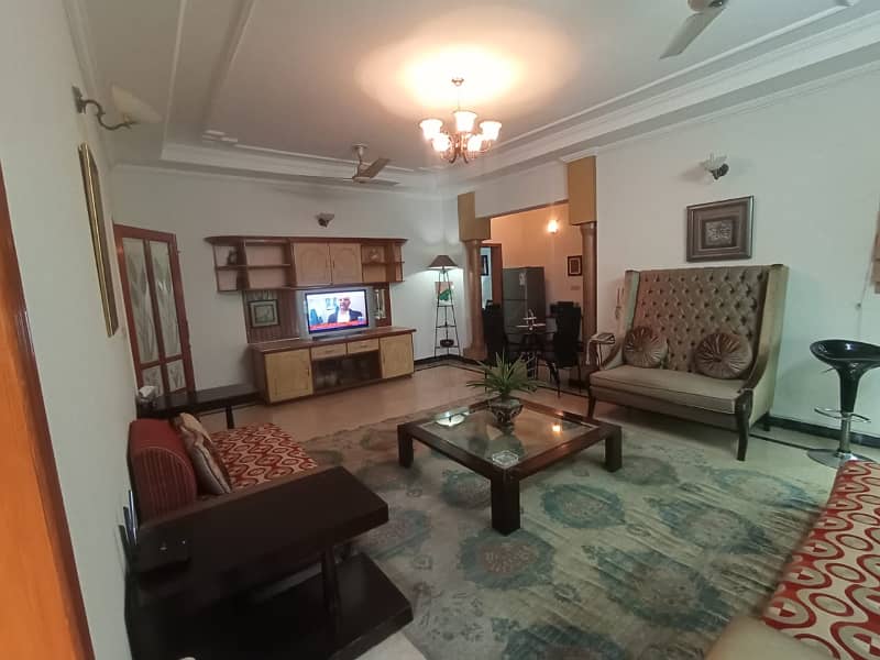 One KANAL Fully Furnished UPPER Portion For Rent In DHA Phase 1 Block J 7