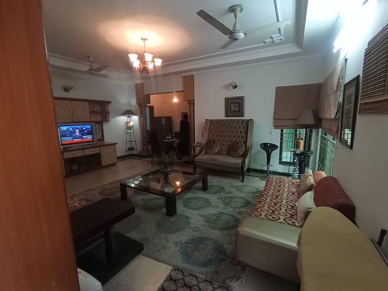 One KANAL Fully Furnished UPPER Portion For Rent In DHA Phase 1 Block J 14