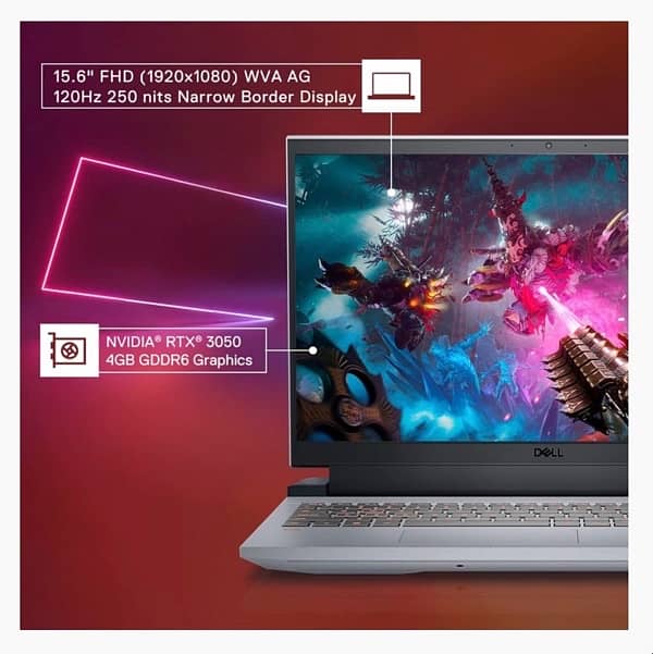 Dell G15 5525 Gaming Laptop/Ryzen 5 /RTX3050 4GB/15.6" FHD 120Hz 2