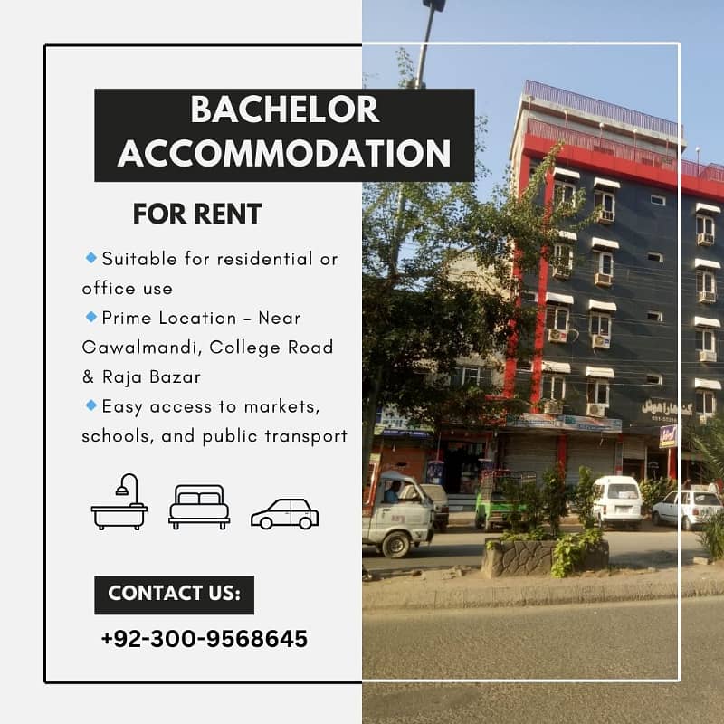 Bachelor Accommodation Boys Hostel & Offices at Liaquat Road Rawalpindi 0