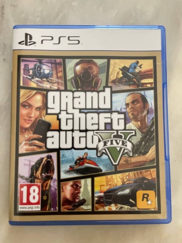 Grand Theft Auto five | Grand Theft Auto V | GTA 5 | GTA V | PS5 Disc 0