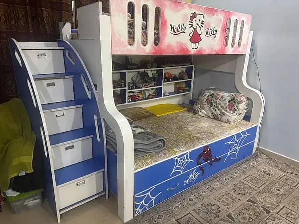 Bunk bed | Kid wooden bunker bed | Baby bed | Double bed | Triple bed 1