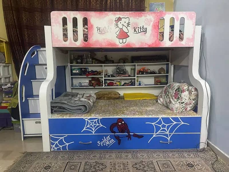 Bunk bed | Kid wooden bunker bed | Baby bed | Double bed | Triple bed 7