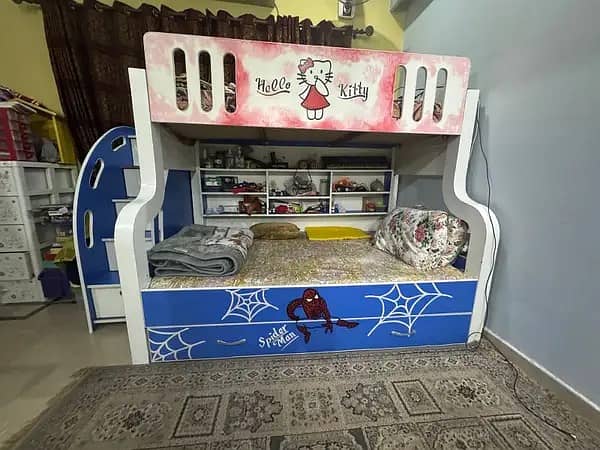 Bunk bed | Kid wooden bunker bed | Baby bed | Double bed | Triple bed 8