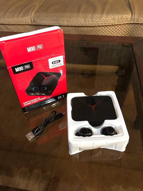 M90 Pro wireless earbuds + handfree (free) 1