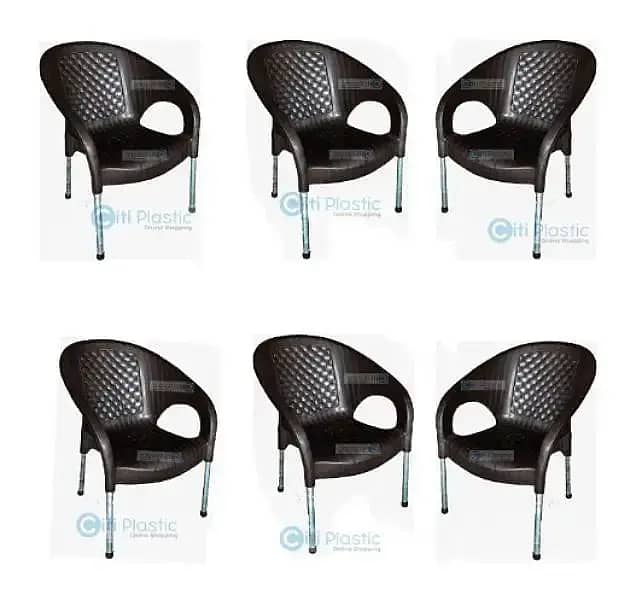 Dining Chairs - Chairs - Plastic chairs - 4 chair set with table 1