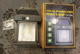 Portable Solar Interaction Wall Lamp