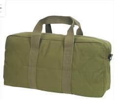 Canvas Bag Green Grey Canvas Bag