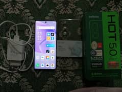 Infinix hot 50 pro plus 10/10 8+8/256 11 month warranty  complete box.