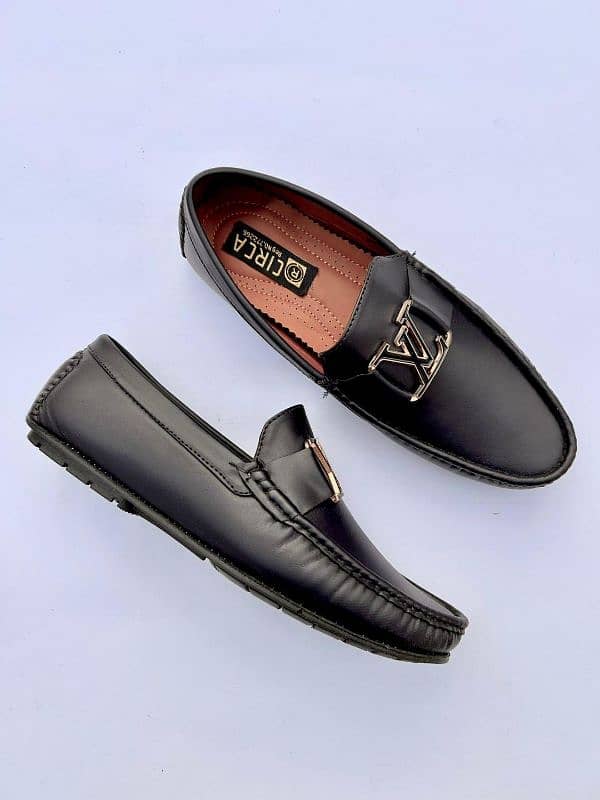 Men's Synthetic Leather Stylish Loafers Perfect For Formal And Casual 1