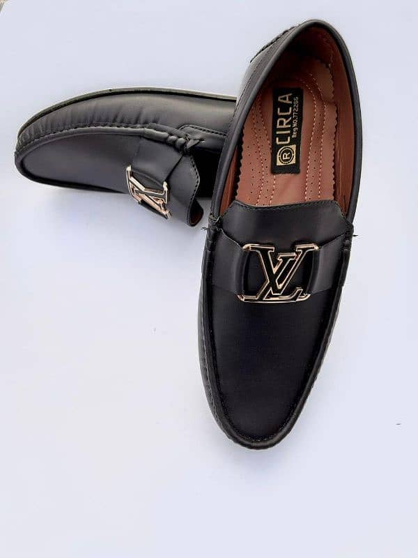 Men's Synthetic Leather Stylish Loafers Perfect For Formal And Casual 2