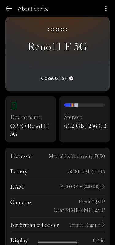 OPPO RENO 11F 5 G 1