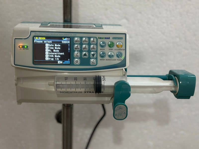 New Hawkmed Syringe pump / Refurbished 5