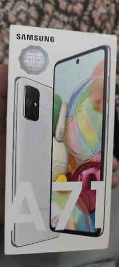 Samsung a71 complete box