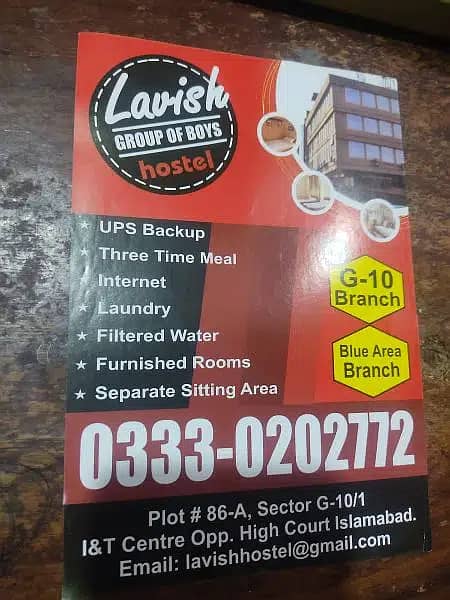 Lavish Boy Hostel – 3-Seater Room for Rent 1