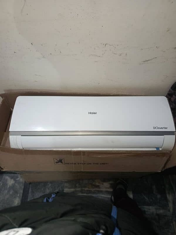 brand new conitidon Haier dc Inverter olny 3 month uesd with card 2