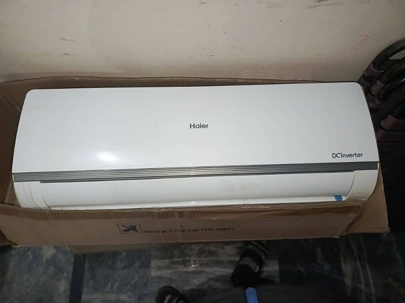 brand new conitidon Haier dc Inverter olny 3 month uesd with card 3