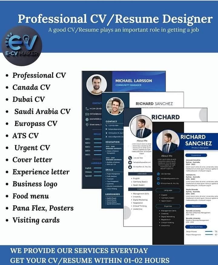 Professional CV Maker 03422618898 0