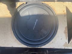 new subwoofer & amplifier is up for sale