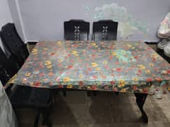 Double Glass Dining table