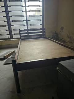 wooden single bed for sale