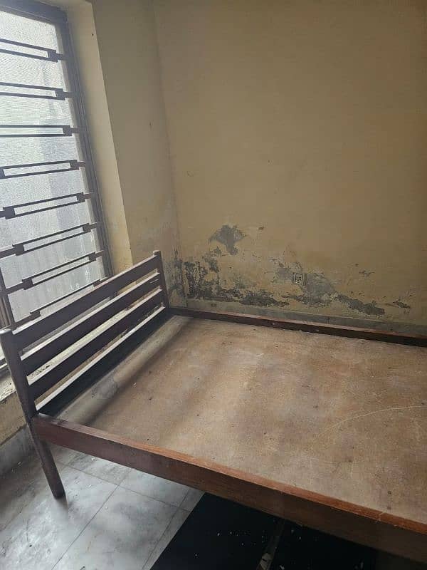 wooden single bed for sale 1