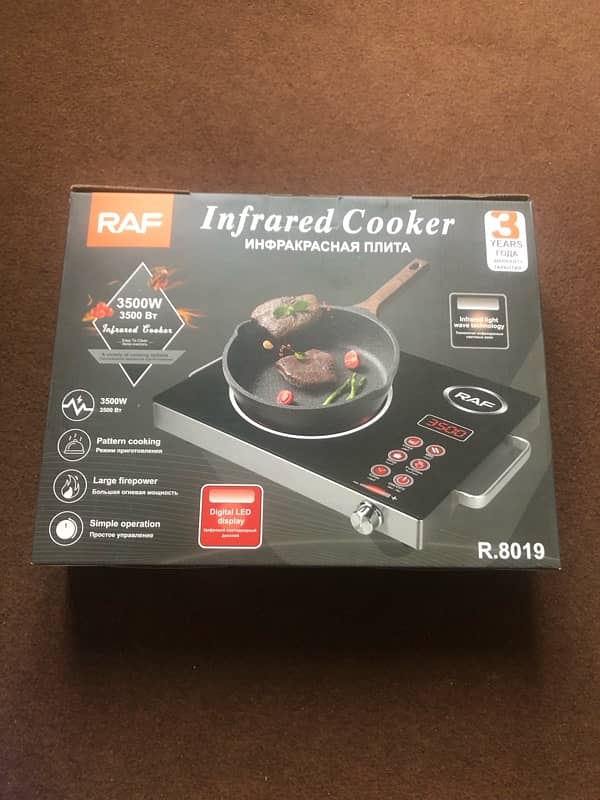 RAF electric imported stove 3500W new condition 1