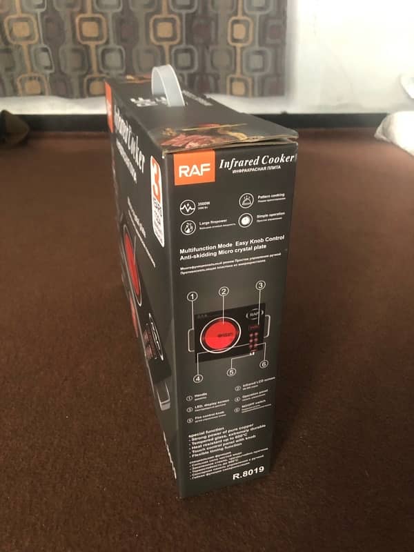 RAF electric imported stove 3500W new condition 2