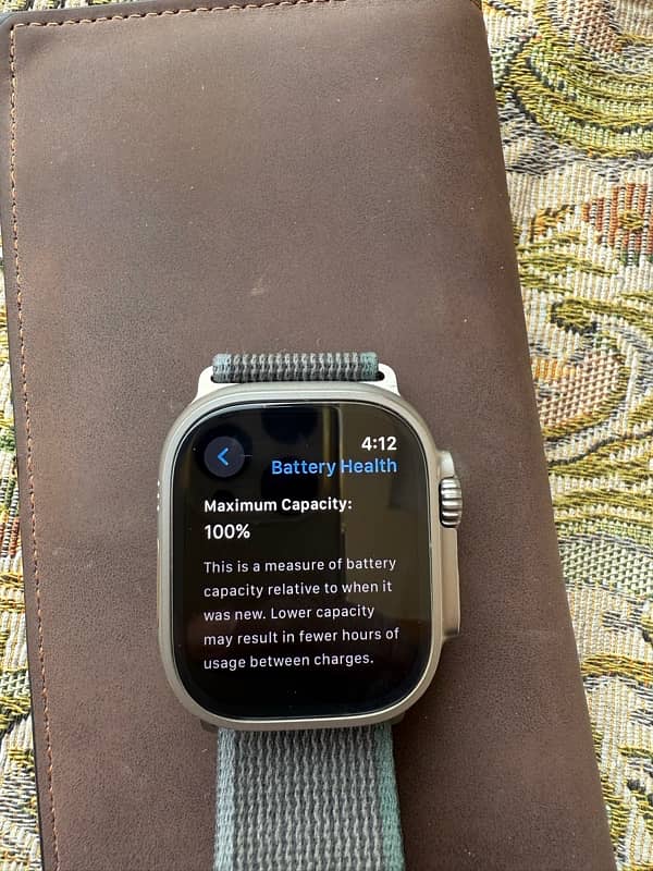 Apple Watch Ultra 2  49 MM 100% battery health 6