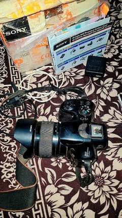 Sony a3500 DSLR Exchenge Bilkul minner use new hi hy complete box