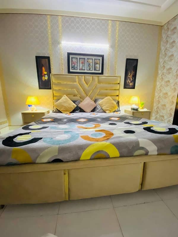 Furnished 1bed flat for Daily or Monthly basis bahria town 1