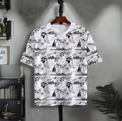 Ruku half sleeve printed T-shirt