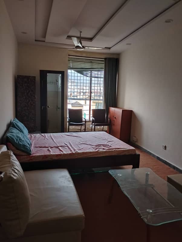 E-11-2 studio flat same furnished available for rent in E-11 Islamabad 7