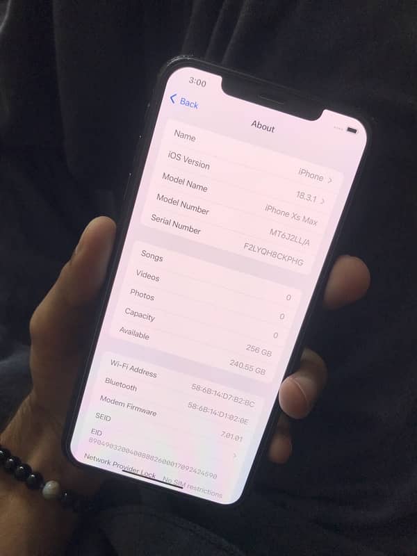 Iphone Xs Max 256gb non pta 5