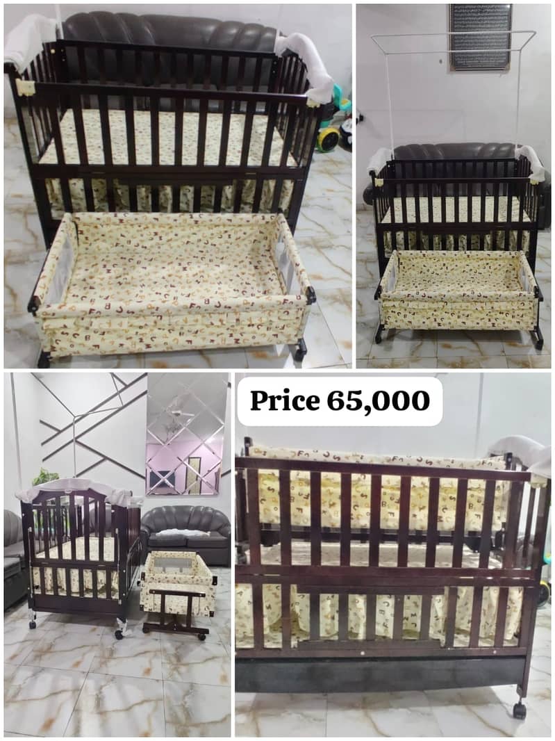 Kids Cot | Baby Cot 2 in1 | Baby Crib | Kids Bed | Baby Furniture 0