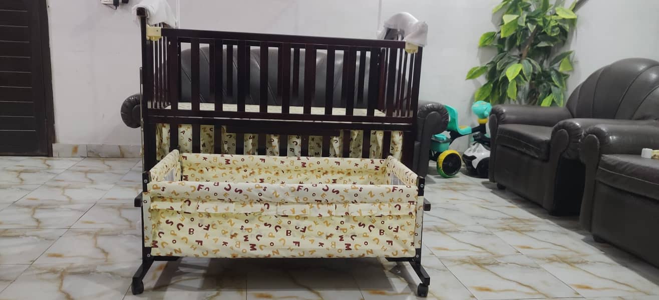 Kids Cot | Baby Cot 2 in1 | Baby Crib | Kids Bed | Baby Furniture 13