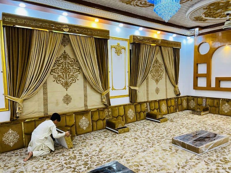 Arabic majlis/sofa style majlis/pakhtoo style majlis 3