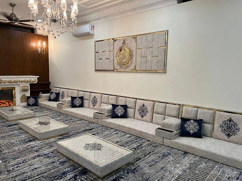 Arabic majlis/sofa style majlis/pakhtoo style majlis 8