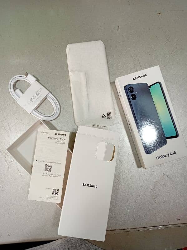 samsung a06 box pack condition only exchange 2