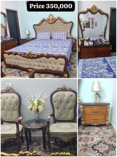 Wooden bed Set | Room Furniture | Bed Set With Matress For sale