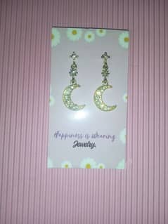 Crescent Moon shape Earring