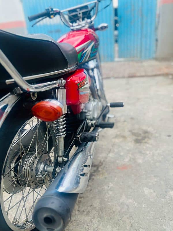 Honda CG 125 12/2023 Red colour 5